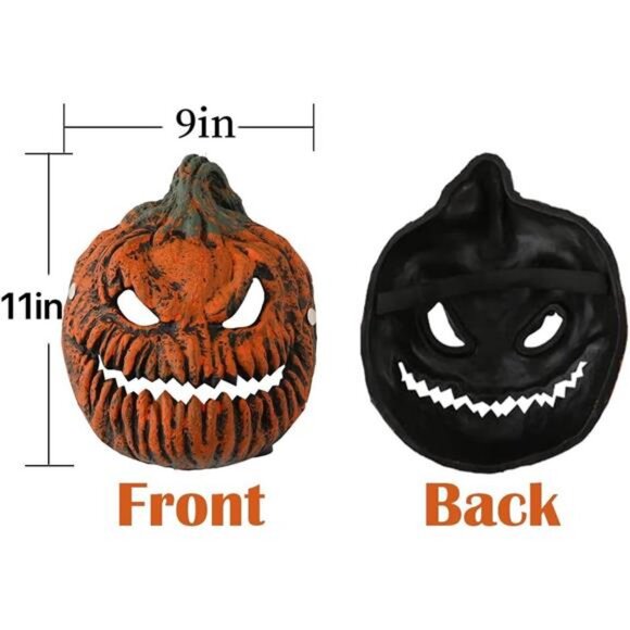 Halloween Decor Outdoor Pumpkin Porch Light Covers, 2 Pcs Halloween Porch Light - Picture 2 of 7